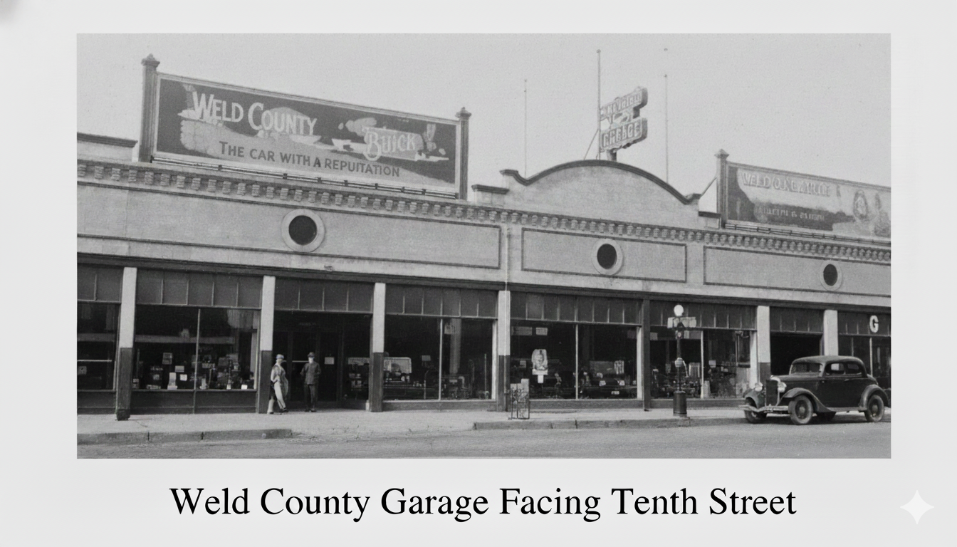 Weld County Garage 1933